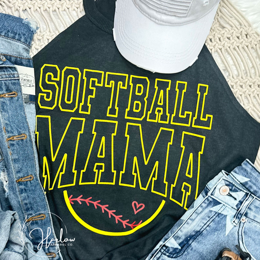 Softball Mama Fleece - PUFF PRINT!